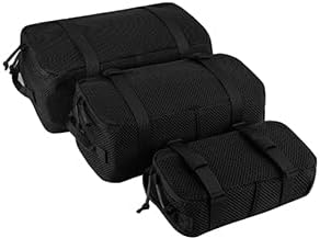 PETAC GEAR 3 PCS Tactical Modular Packing Cubes, Large Capacity Mesh Storage Bag by PetacGear