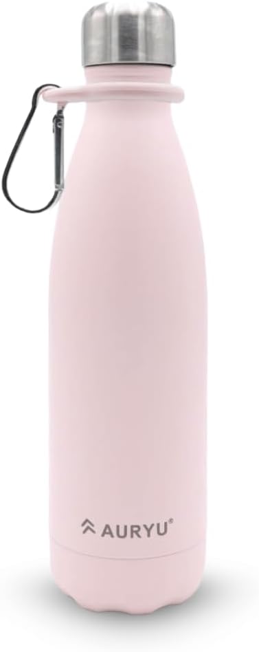 Triple-Walled Insulated Stainless Steel Water Bottle by AURYU