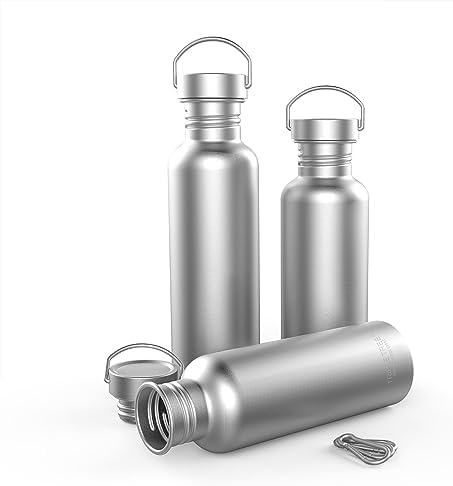 TRIPLE TREE 17 OZ Uninsulated Single Walled Stainless Steel Sports Water Bottle - Image 8