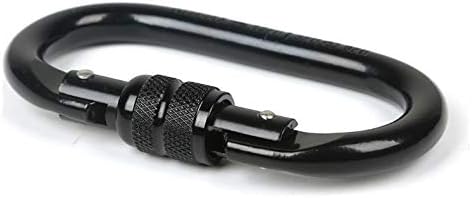 Heavy Duty Locking Climbing Carabiner Clip CE Rated 25 kN 5600 LB Rugged - Image 3