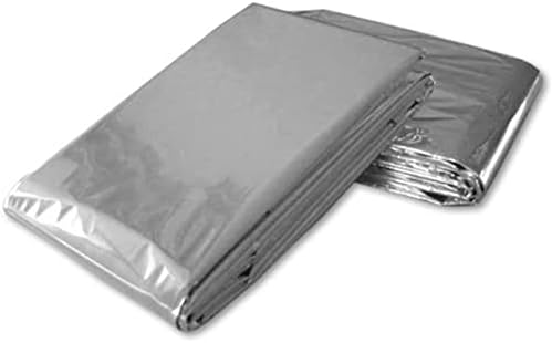 Ever Ready First Aid Mylar Rescue Blanket, Large Silver Thermal Sheet - Image 5