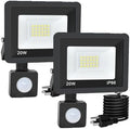 Motion Sensor Flood Light Outdoor, Plug in Motion Sensor Light by Rerbio