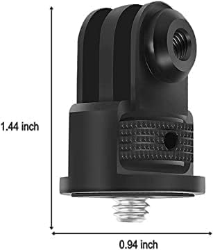 Aluminum Camera Tripod Adapter 1/4"-20 Conversion Adapter Mounts Compatible - Image 2
