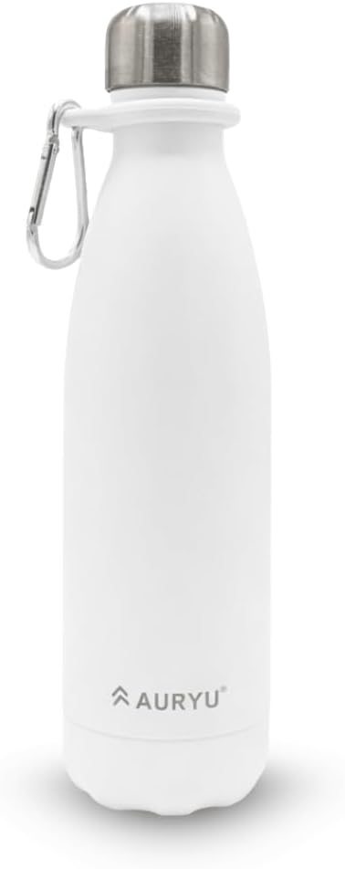 Best in Class Triple-Walled Insulated Stainless Steel Water Bottle, Keeps your by AURYU