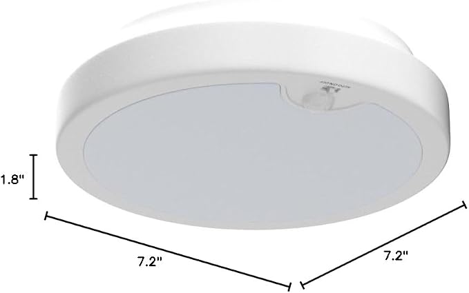 2-Pack Battery Operated Motion Sensor LED Ceiling Light, 7.2inch Flush Mount - Image 8