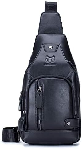Hebetag Leather Sling Bag Casual Daypack - Image 8