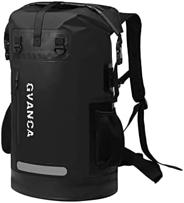 Waterproof Roll Top Kayak Dry Backpack, Floating Outdoor Dry Sack Boating by GVANCA
