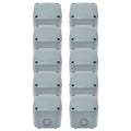 NineLeaf 10PK Project Box ABS Plastic Electrical Boxes, 3 1/4" x 2 3/4" x 2 1/4" by NineLeaf