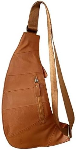 Hebetag Small Leather Sling Bag Crossbody Backpack - Image 7