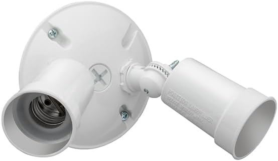 Lithonia Lighting Outdoor Flood Light Fixture, Adjustable Twin Par Flood Light - Image 7