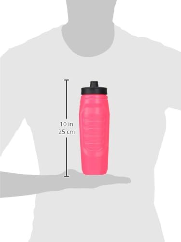 Under Armour 32oz Sideline Squeeze Bottle Hot Pink - Image 3