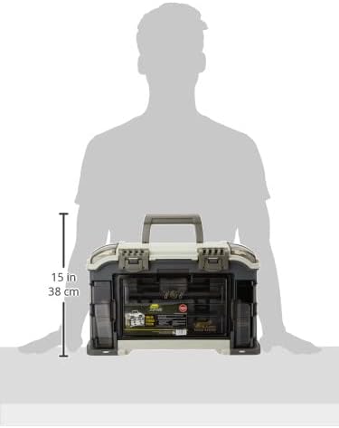 Plano Elite Series Ultimate Angled Tackle System, Graphite & Sandstone - Image 3