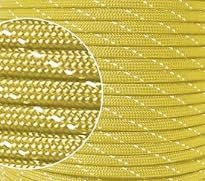 Paracord Rope, Reflective III Parachute Cord 7 Strand Core 550lb, 50ft Yelow - Image 3