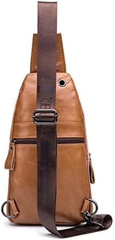 Hebetag Leather Sling Bag Crossbody Backpack - Image 4