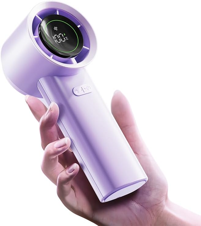 MUXNW Mini Turbo Jet Fan: Portable Small Pocket Handheld Personal Rechargeable by MUXNW
