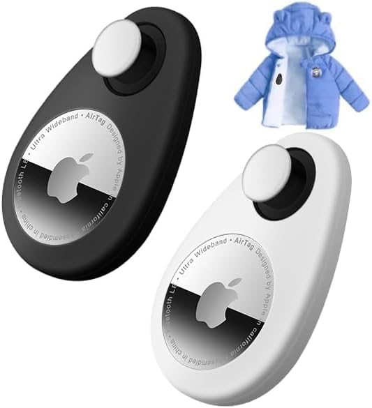 for Airtag Holder for Kids Baby Toddler Hidden 2 Pack GPS Tracker Case by HOME