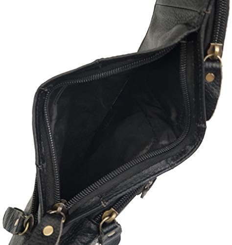 Leather Sling Bag Crossbody Backpack - Image 4