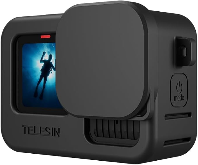TELESIN Silicone Frame Case for Gopro Hero 13 Black, Protective Cover Screen by telesin