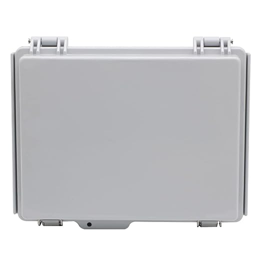 Electrical Junction Box with Mounting Plate, Hinged Cover Stainless Steel - Image 6