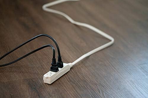 Woods Slimline Indoor Flat Extension Cord, 8 Ft, 16 Gauge Right Angle Plug - Image 10