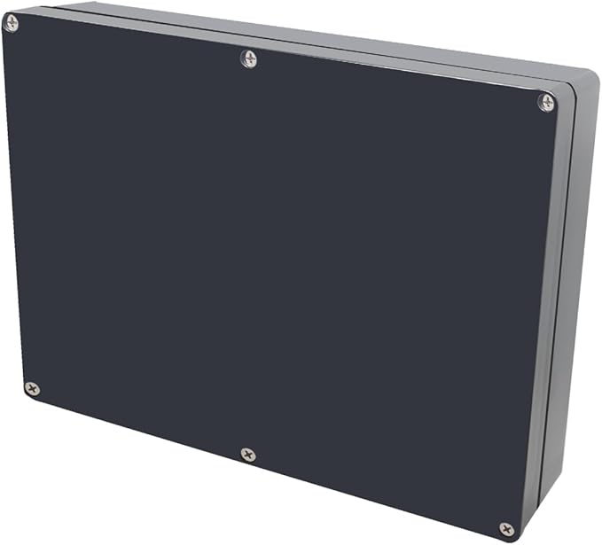 Project Box IP65 Waterproof Junction Box ABS Plastic Black Electrical Boxes DIY by Otdorpatio