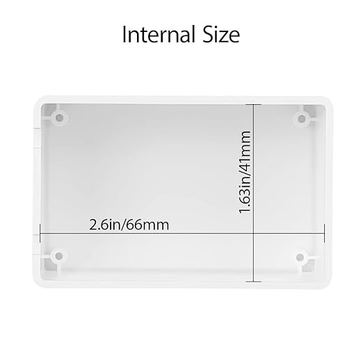 LeMotech Project Box 5 Pieces ABS Plastic Electrical Project Case Small - Image 5