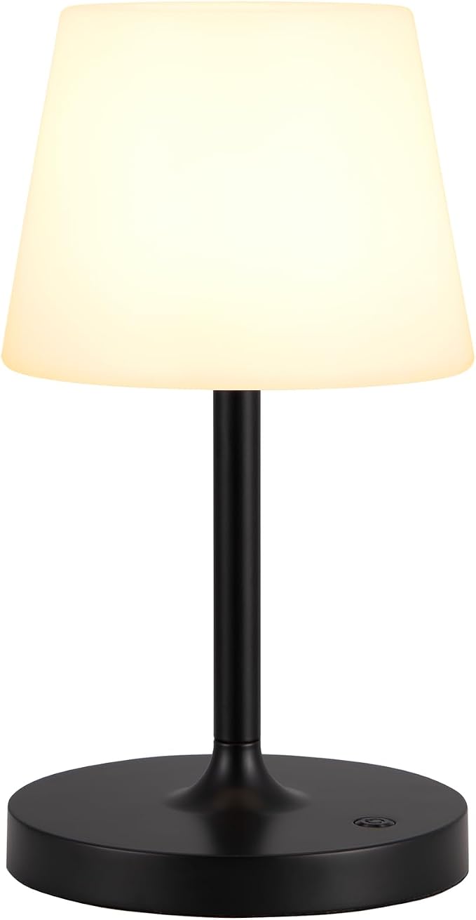 Kakanuo Black Cordless Shower Lamp Waterproof, Rechargeable Cordless Lamp - Image 7