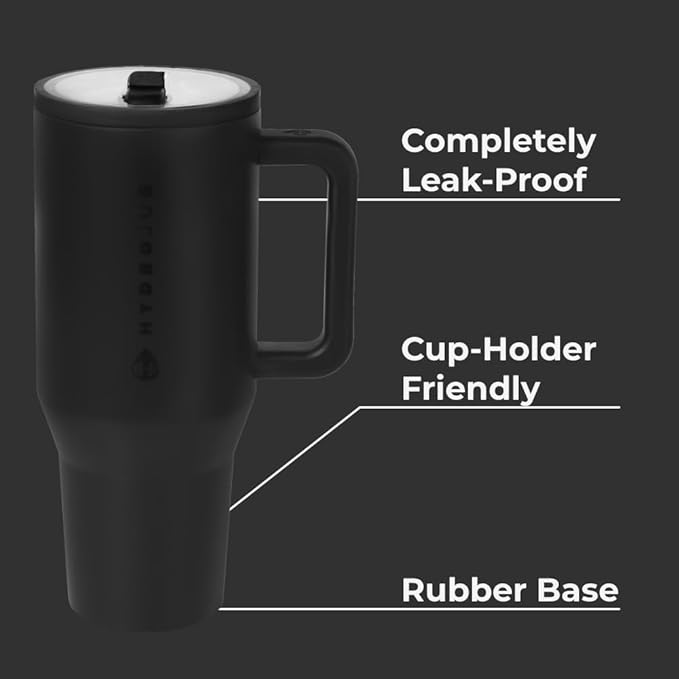 HydroJug Traveler - 40 oz Water Bottle - Fits in Cup Holder - Image 2