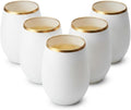 Oojami 40 count Unbreakable Stemless Plastic Wine Champagne Whiskey Glasses by Oojami