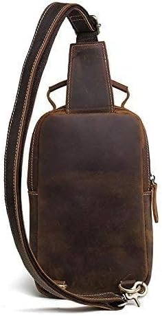 Hebetag Vintage Leather Sling Bag Handbag - Image 6