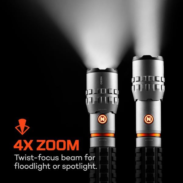 NEBO SLYDE King 4K Work Flashlight | 4000 Lumens, 7 Light Modes, Magnetic Base - Image 4
