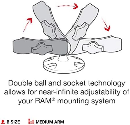 RAM MOUNTS X-Grip Drill-Down Phone Mount – Flat Surface Mount - Image 4