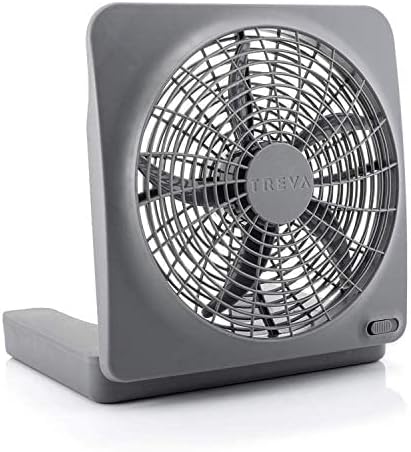 O2COOL Treva 10-Inch Portable Desktop Air Circulation Battery Fan, 2 Speed - Image 5
