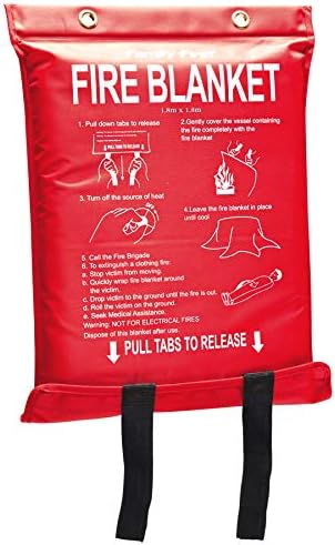 ISOP Fire Blanket 47 * 70 inches – Fire Retardant Blanket – Heavy Duty - Image 4