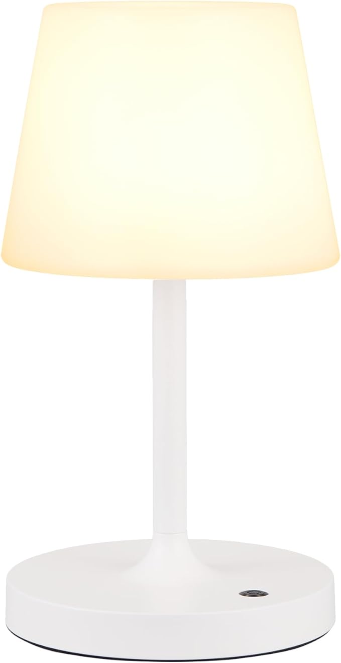 Kakanuo White Cordless Shower Lamp Waterproof, Rechargeable Table Lamp - Image 7