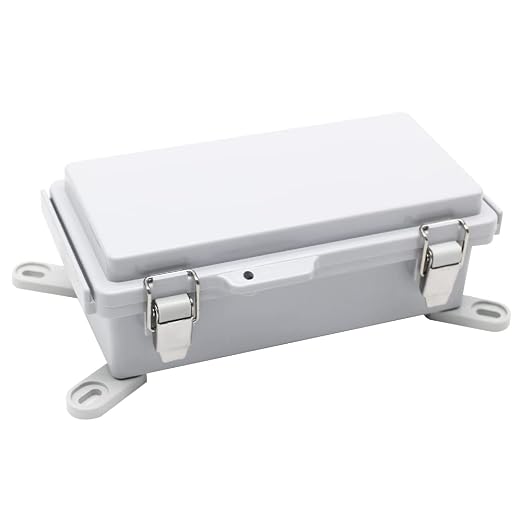 Electrical Waterproof Custom Junction Box, Outdoor Hinged Clear Cover Stainless - Image 4