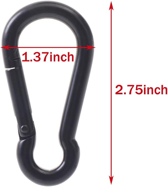 PROND Carabiner Clip, Heavy Duty Carabiner Clips, 316 Stainless Steel Carabiner - Image 4