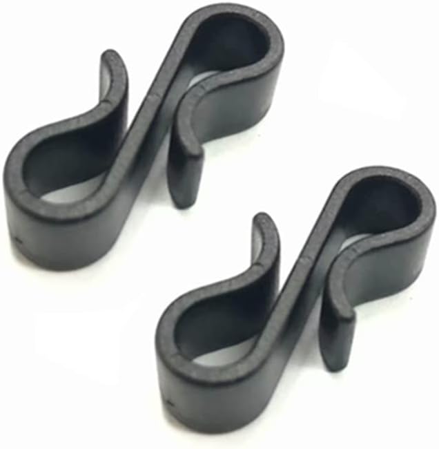 Teensery 100 Pcs Plastic S Shaped Hook Multi-Purpose Mini Hooks - Image 4