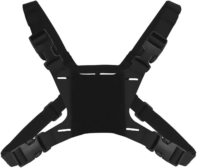 Foldable Tactical Vest Chest Rig Phone Holder, Molle Plate Carrier Pouch by Zamudam