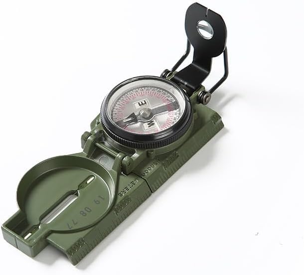 US Military Style Phosphorescent Waterproof Lensatic Compass Accurate Hand Held - Image 6