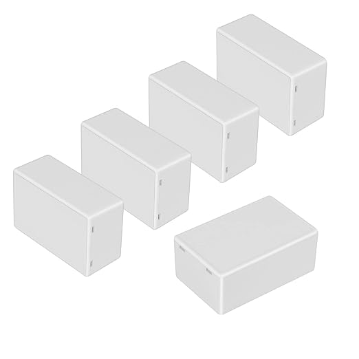 LeMotech Project Box 5 Pieces ABS Plastic Electrical Project Case Small by LeMotech