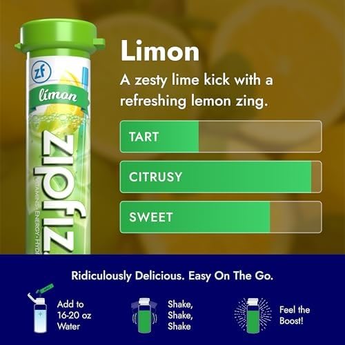 Zipfizz Daily Energy Drink Powder, 20 Pack | 3-in-1 Sustained Energy, Rapid - Image 6