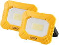 LUTEC 2 Pack 3500LM LED Work Light, Rechargeable Magnetic Work Lights by LUTEC
