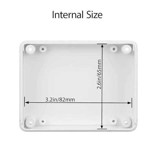 LeMotech Project Box 5 Pieces ABS Plastic Electrical Project Case Small - Image 5