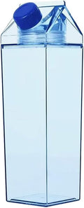 Jinberry 1000ml/34oz Cute Leakproof Clear Milk Carton Water Bottle Portable by Unknown