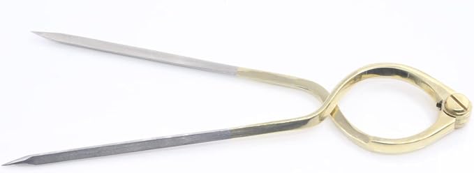 ROORKEE INSTRUMENTS Brass Nautical Navigation Divider, Round Divider - Image 6