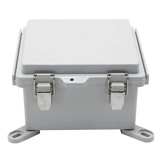 ABS Electric Junction Box, IP67 Weatherproof Electrical Boxes, Hinged Clear - Image 3