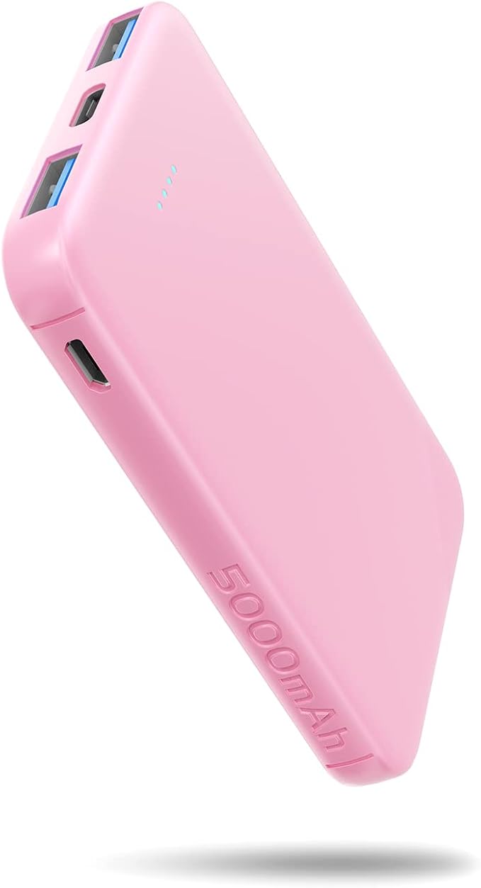 VANYUST S22 Portable Charger, Mini Colorful Power Bank, 5000mAh External by VANYUST