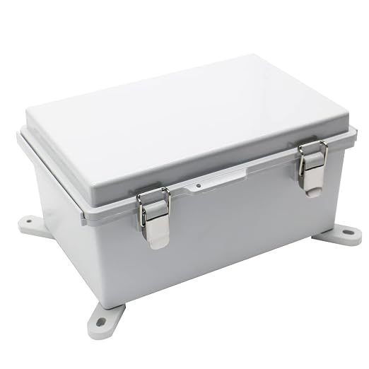 Clear Hinged Cover Stainless Steel Latch, IP67 Waterproof Electrical - Image 3