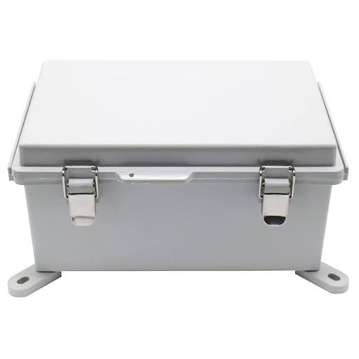Clear Hinged Cover Stainless Steel Latch, IP67 Waterproof Electrical - Image 4